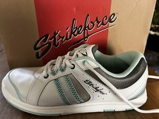 KR Strikeforce Women Bowling Shoes 9M Sienna L-048 FlexSlide White/Teal