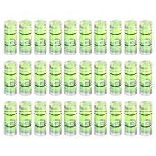 30pcs 12x5mm Small Cylindrical Bubble Level Vials Levels Measuring Tools