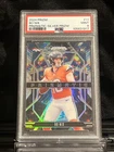 2024 Panini Prizm - Silver Prizm Prizmatic Bo Nix #11 (RC) PSA MINT 9