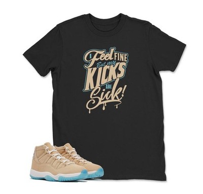 I Feel Fine Shirt Black to Match JD 11 H-Town Graphic T-Shirt