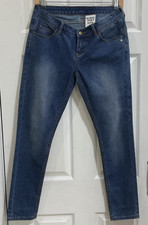 Monkee Genes Men's Skinny Jeans 31W 30L Blue Tencel Blend Stretch Organic Denim