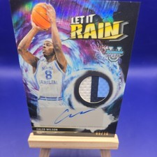 2026 Bowman’s Best Caleb Wilson RC Patch Auto 5/10 Let It Rain UNC Tar Heels