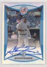 2008 Bowman Chrome Prospects Prospect Refractor /500 Austin Romine Auto 3c7