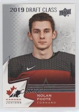 2020-21 Upper Deck Team Canada Juniors 2018 Draft Class Nolan Foote #97 2vh