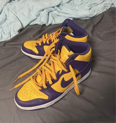 Nike Dunks High Lakers