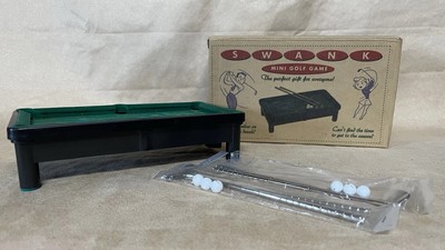 Mini Country Golf Game, by Swank, 1995, new 8 x 4.5   office Desk top 