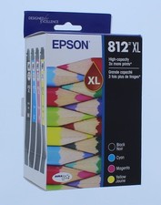 Epson 812XL High-Capacity Color Ink 4 Pack