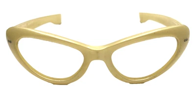 Vintage cateye eyeglass in Bone - Image 1 of 4