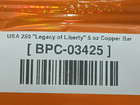 USA 250 Legacy Of Liberty 5oz Copper Bar Flag COA Limited mintage of 1776 — photo 6