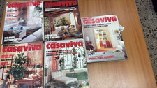 Lotto 5 Riviste Vintage CASAVIVA - Anni 90- Arredamento, Design e Architettu90