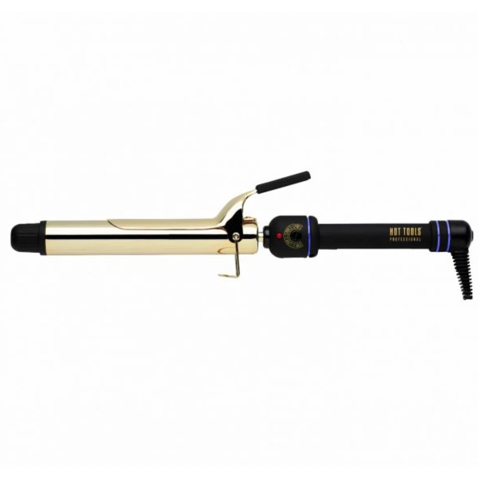 Hot Tools Pro Styler 1 1/4" Curling Wand Iron 24K Gold Long Barrel HT1110XL - Image 3 of 4