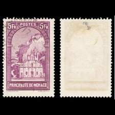 6256 Monaco SG140 5F Lilac 1933. Sc#128 Mi134 Used. C£30