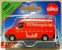Siku Super Serie 1:55 Mercedes Benz Sprinter Rettungsdienst 112 Ovp 0805