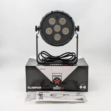 CHAUVET DJ SlimPAR T6BT Tri-Color (RGB) LED Wash Light w/ Bluetooth