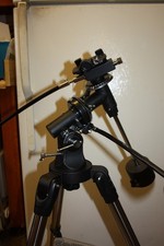 Spectrum EQ-2 Telescope Mount w/Counterweight, Slo-Motion, Cables  Steel Tripod