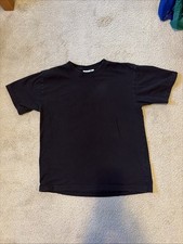 adidas men Originals Blank Black Tee Size Medium