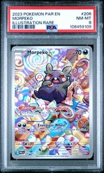 Morpeko 206/182 Paradox Rift Illustration Rare Holo
