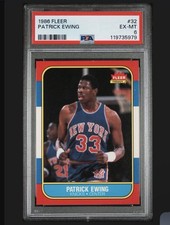 1986-87 Fleer - Patrick Ewing #32 (RC)