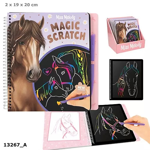 4010070693787 Zestaw Kreatywny Magic Scratch Miss Melody 13267A Depesche-image