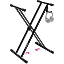 Liquid Stands Piano Keyboard Stand - X Style X-Style, Black X-Style