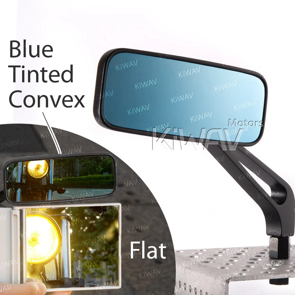 rétroviseur CONVEX aluminum CLASSIC BLACK 8mm pour GY6 SUNL TANK ROKETA JONWAY - Photo 3/4