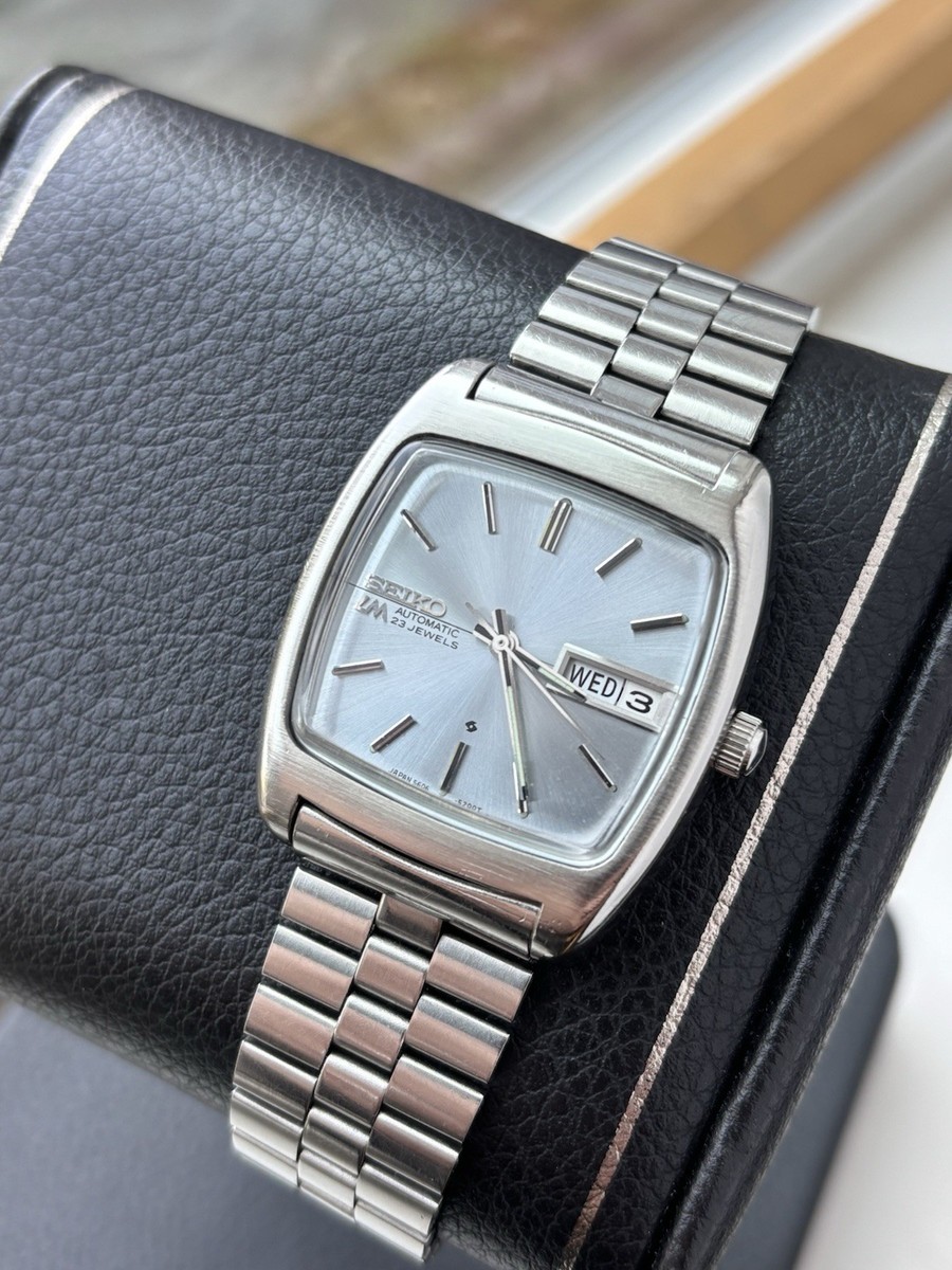 RARE JDM 🧊ICE BLUE🧊 Vintage SEIKO Lord Matic LM 5606-5040 33mm