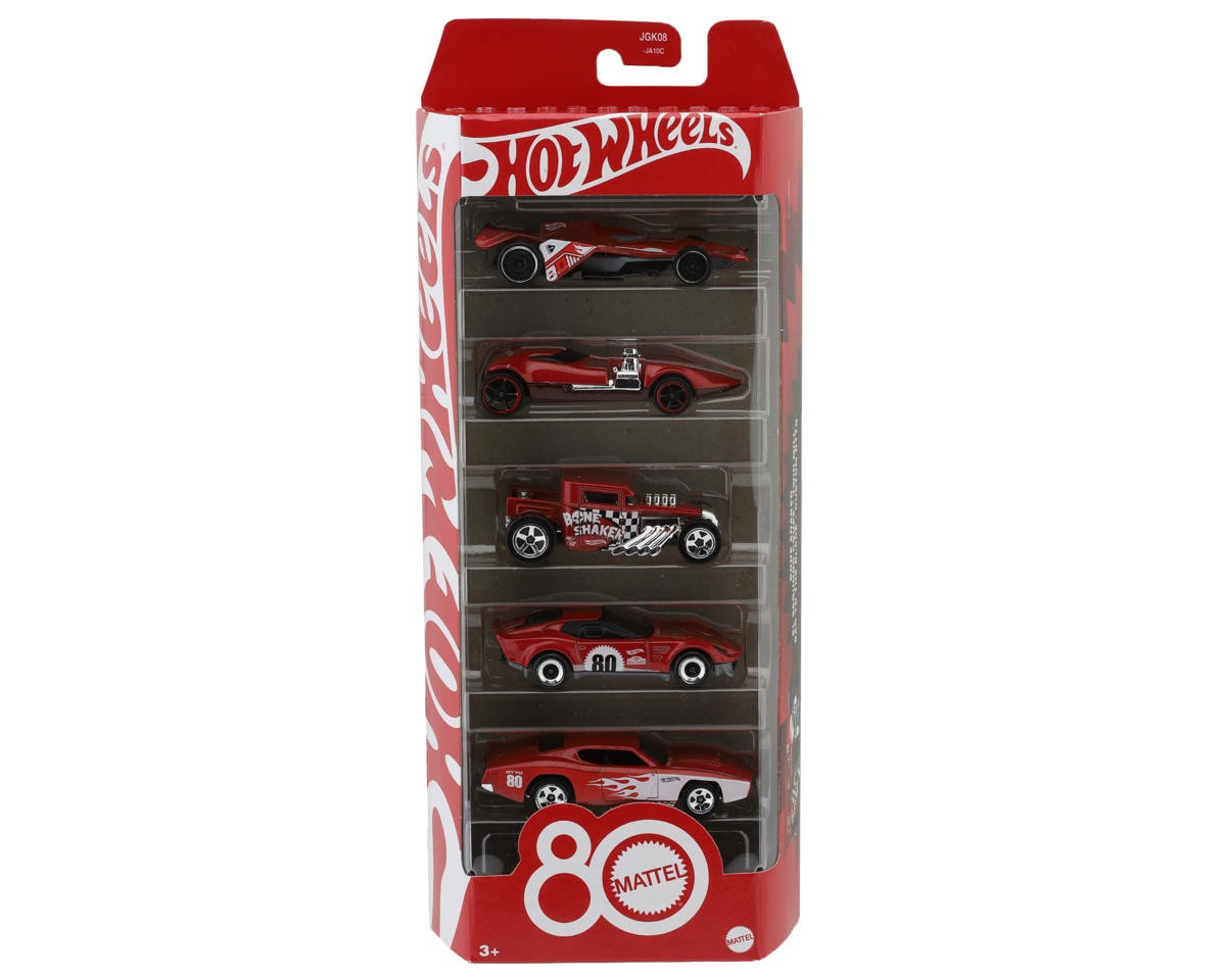 Mattel 1/64 Hot Wheels Mattel 80th Anniversary Ruby Red Edition 5