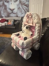 Handcrafted Baby Carriage For A Girl