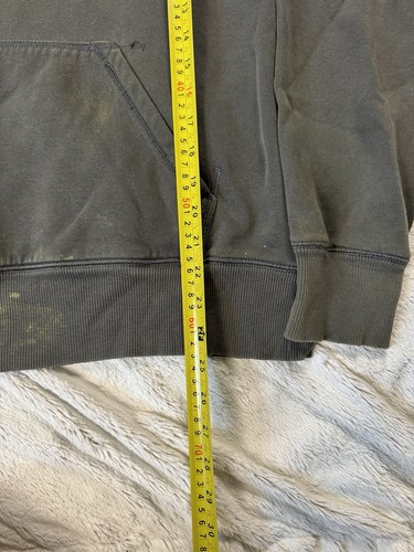 Vintage Y2K Nike Big Center Logo Green Yellow Gray Pullover Hoodie Men’s Size L - Picture 2 of 6