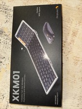 ProtoArc XKM01 Foldable Full-Size Wireless Keyboard and Mouse Combo Portable