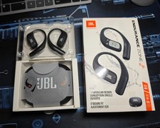 JBL Endurance Zone Open-Ear Wireless Sport Earbuds Black IP68 - Complete w/ Box