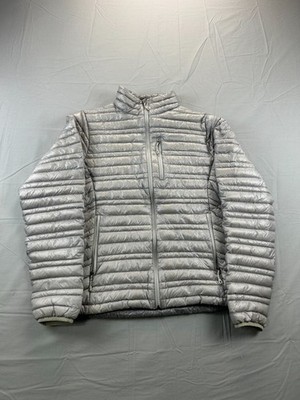 Patagonia Ultralight Down Jacket Small Women's Gray Puffer Hiking Outdoor