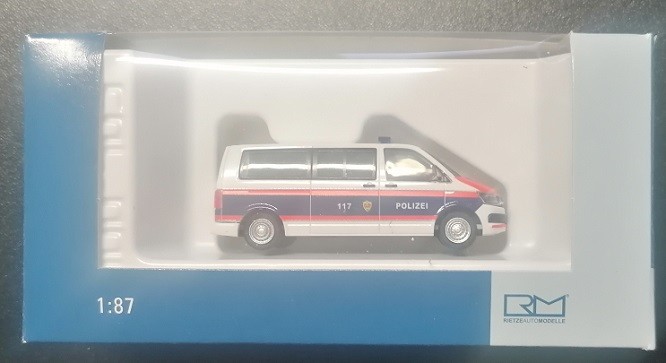 Rietze 53853 - 1/87 Volkswagen T6 State Police (FL) - New