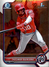 ROISMAR QUINTANA 2022 Bowman Chrome Prospects #BCP-83 Nationals Baseball Card