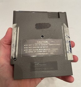 Fist of the North Star Nintendo NES with Box and Cartridge Slip Cover