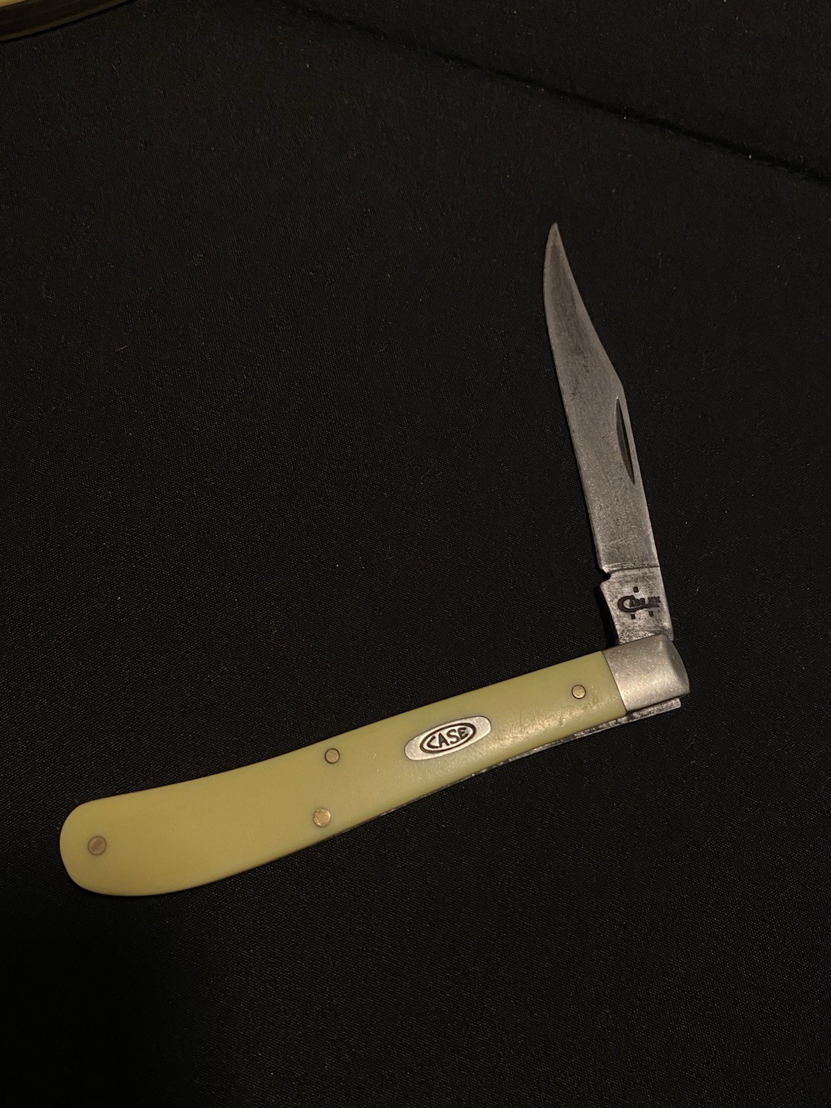 Vintage Case Knife Single Blade XX USA  31048 Pocket Knife White