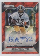 2016 Panini Prizm Rookie Red Crystals 11/75 Demarcus Ayers #RA-DAY Auto 0i1b
