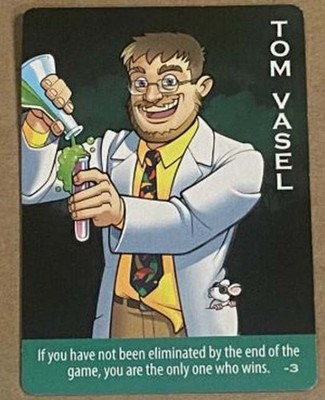 Ultimate Werewolf: Deluxe Edition   Tom Vasel Promo Card - Bezier Games 2014