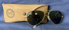 Vintage 1980 s Bausch Lomb Ray Ban Aviator Sunglasses w/case