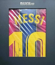 Lionel Messi 10 Barcelona 2020-2021 Home - Signed Football Shirt  ICONS