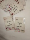 Bubba Gump 14 GUMPisms Souvenir Playing Cards Open Box  With back tear Complete — photo 3