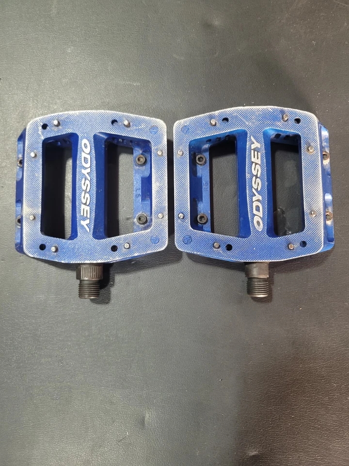 Pedales BMX Blue Odyssey Jim Cielencki Midschool Foto 3 de 4
