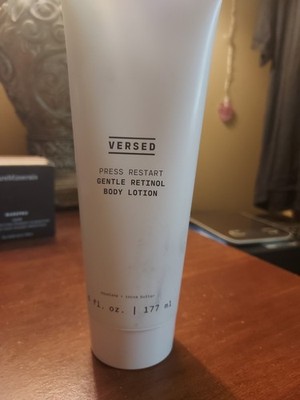 Versed Press Restart Gentle Retinol Body Lotion Squalane Cocoa Butter 6 fl oz