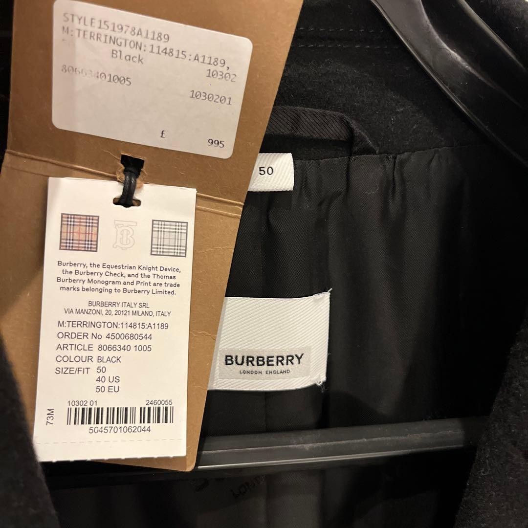 Burberry Chesterfield Coat, Black, Men's, Size M  thumbnail 3