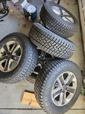 Jeep Wrangler Sahara Wheels Set Of 5 Oem Rims And Tires. 5 Lug Size 2557018