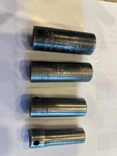 Snap-On 4 pc 3/8” Drive Deep Impact Socket Set SAE 6 Point USA