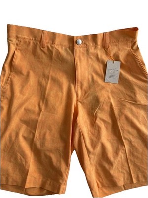 Peter Millar Shackleford Shorts Sugar Skulls 10  Shorts Mens 33 Agave Orange NEW