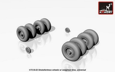 Armory Production 1/72 B-52 Stratofortress Weighted Wheels