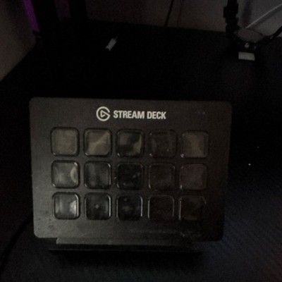 Elgato Stream Deck Gaming Keyboard Customizable Keypad Black USB for PC Console