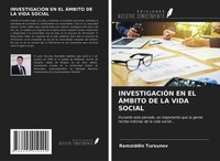 Ramziddin Tursunov | InvestigaciÓN En El ÁMbito De La Vida Social | Taschenbuch